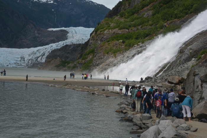 Mendenhall Glacier and Nugget Falls